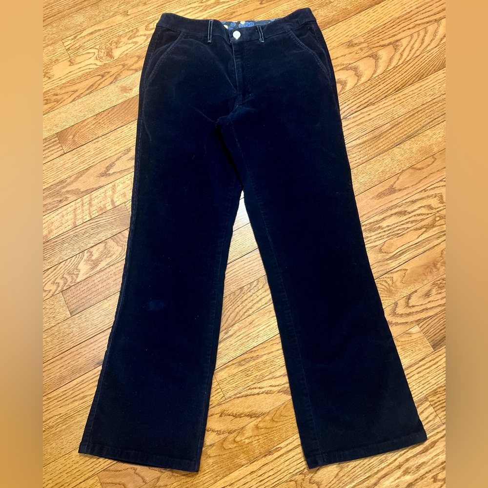 Bonobos Navy Corduroy Woman’s Pants Sz 30 - Picture 2 of 9